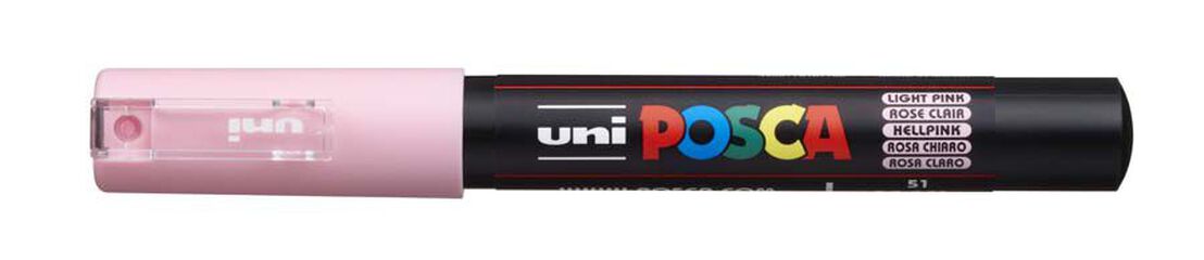 Retolador Posca PC-1M 0,7mm rosa clar