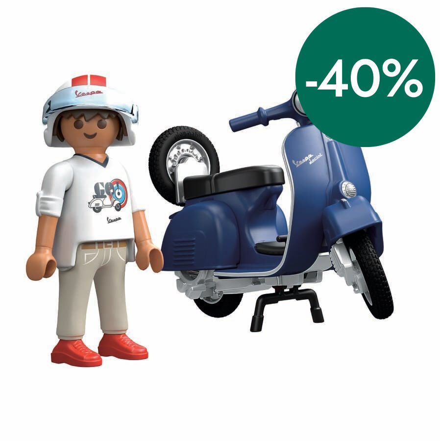 Playmobil Veh&iacute;culos Vespa 150 Sprint Veloce Azul 71622