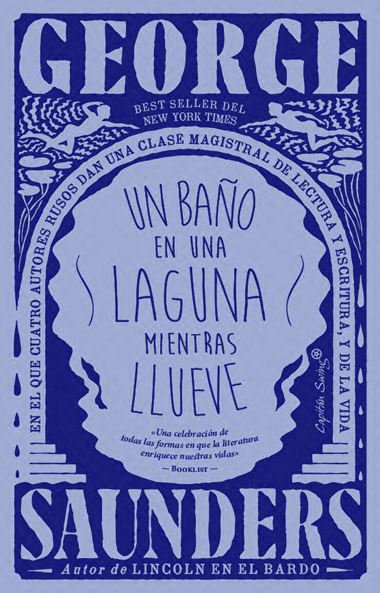Un ba&ntilde;o en una laguna mientras llueve