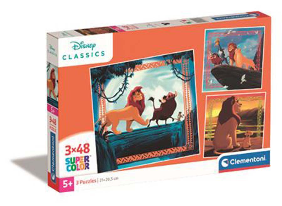 Puzle 3 X 48 peces The Lion King