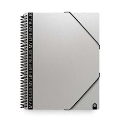 Carpeta Fundas espiral Carchivo My Rules 40 hojas gris