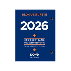 Bloc Calendari sobretaula Dohe 8,5x11 castellà 2026