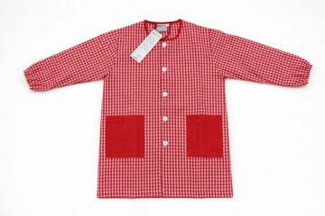 Bata Escolar vichy vermell