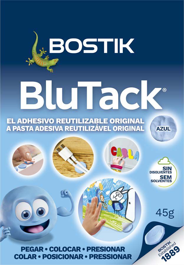 Pasta adhesiva azul Blu-Tack 57g