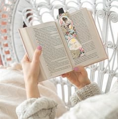 Marcap&aacute;ginas con cinta el&aacute;stica Jane Austen Vintage