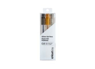 Joy Rotuladores 0,8mm 3 colores negro glitter/oro/plata