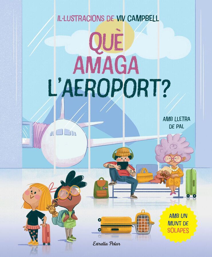 Què amaga l'aeroport? Llibre amb solapes