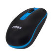 Ratón inalámbrico Nilox negro/azul