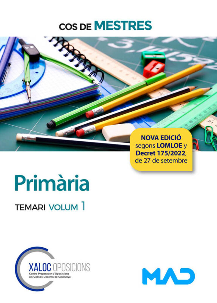 Cos de Mestres. Primària. Vol 1