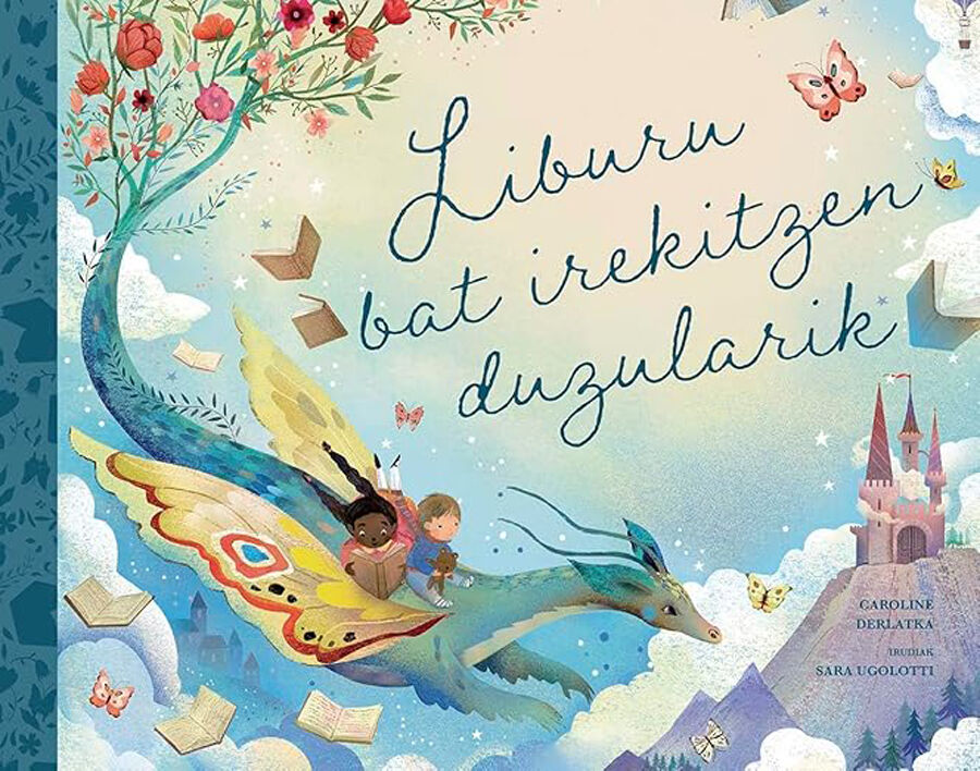 Liburu bat irekitzen duzularik