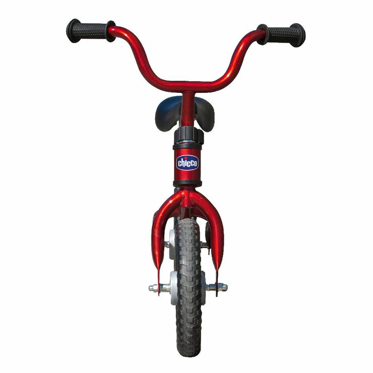 Bicicleta sin pedales roja