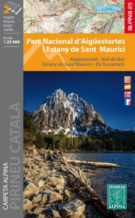 Parc Nacional d'Aig&uuml;estortes i Estany de Sant Maurici 1: 25.000