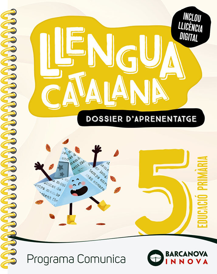 Llengua catalana 5&egrave; Prim. Dossier. Comunica