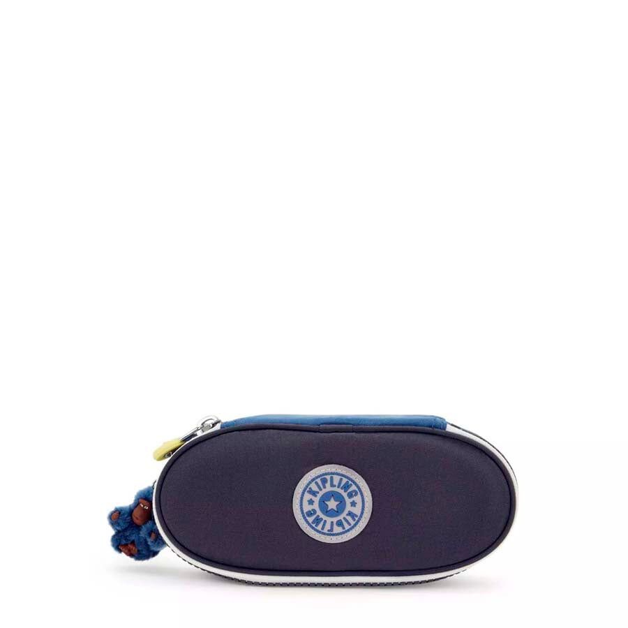 Estuche Kipling Oval Duobox Blue Tan Block