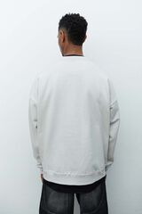 Sudadera Act X Palestine gris jaspeado