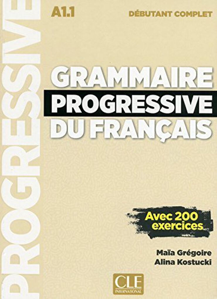 CLE Grammaire Progressive DEB-comp/+CD Cle 9782090382075