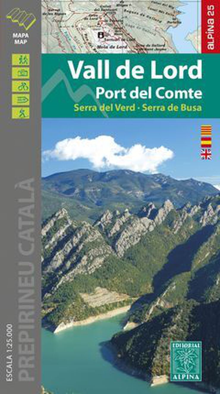 Vall de Lord, port del Comte 1:25.000