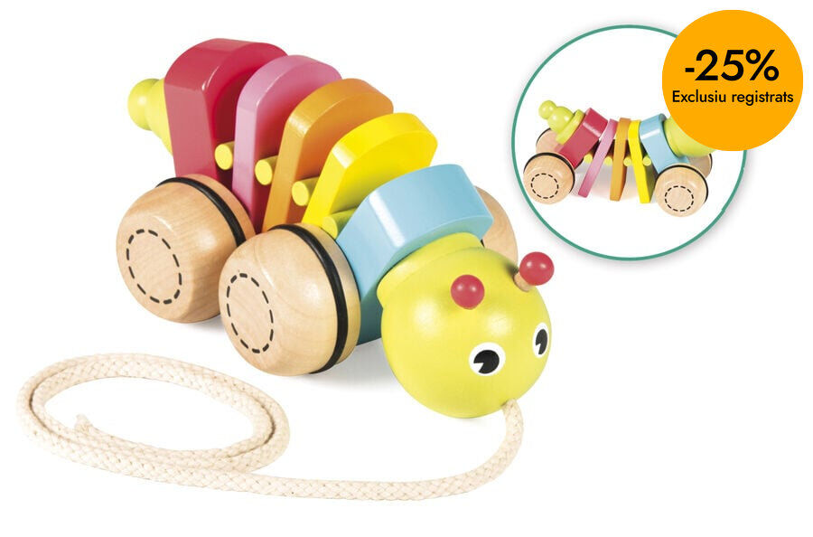 Gusano de arrastre de colores