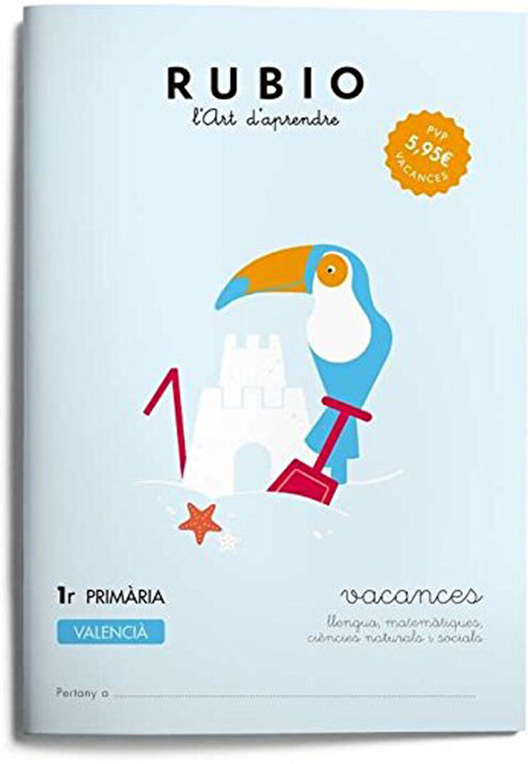 Quadern de Vacances 1r Primària Rubio Valencià