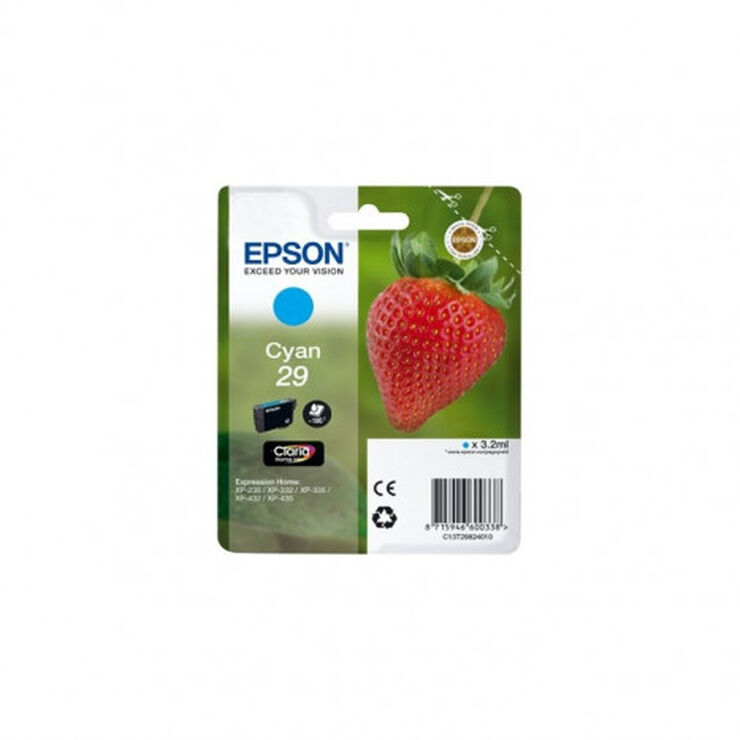 Cartutx original Epson Nº29 cian - C13T29824022