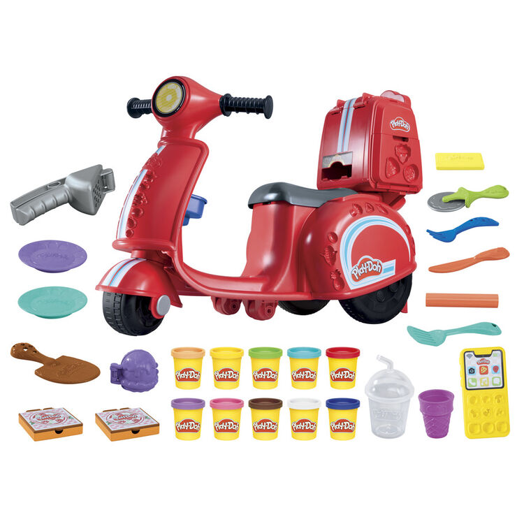 Play-Doh Moto Repartidora de Pizzas