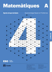 Apr&egrave;n el que &eacute;s b&agrave;sic. Matem&agrave;tiques 4 A ESO. LOMLOE