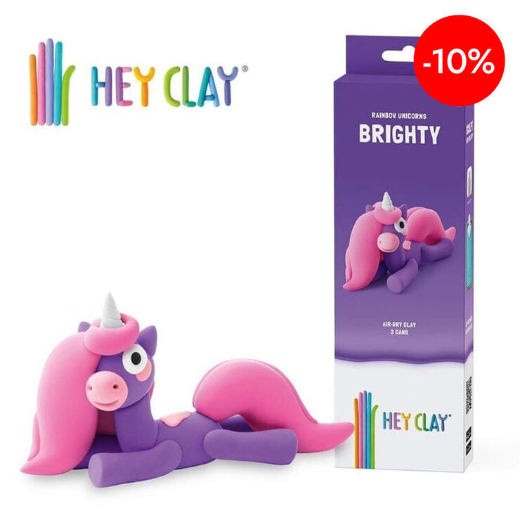 Plastilina Heyclay Unicorn Brighty 3 botes