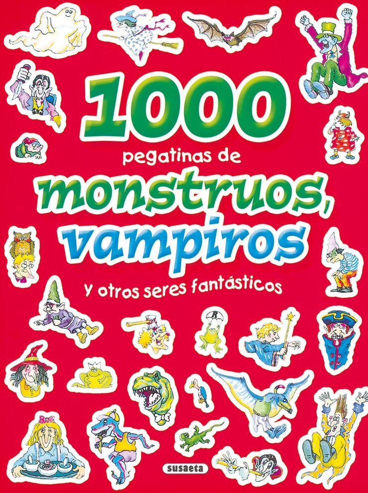 1000 pegatinas de monstruos y vampiros