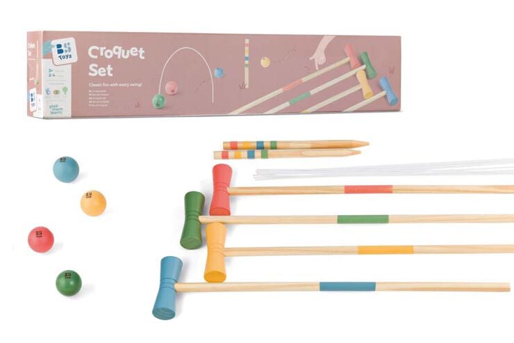 Set de Croquet Cl&agrave;ssic per a Jard&iacute;