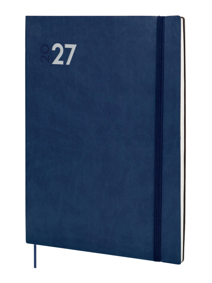 Agenda Finocam Mara Semana Vista Vertical 2027 Catal&aacute;n Azul