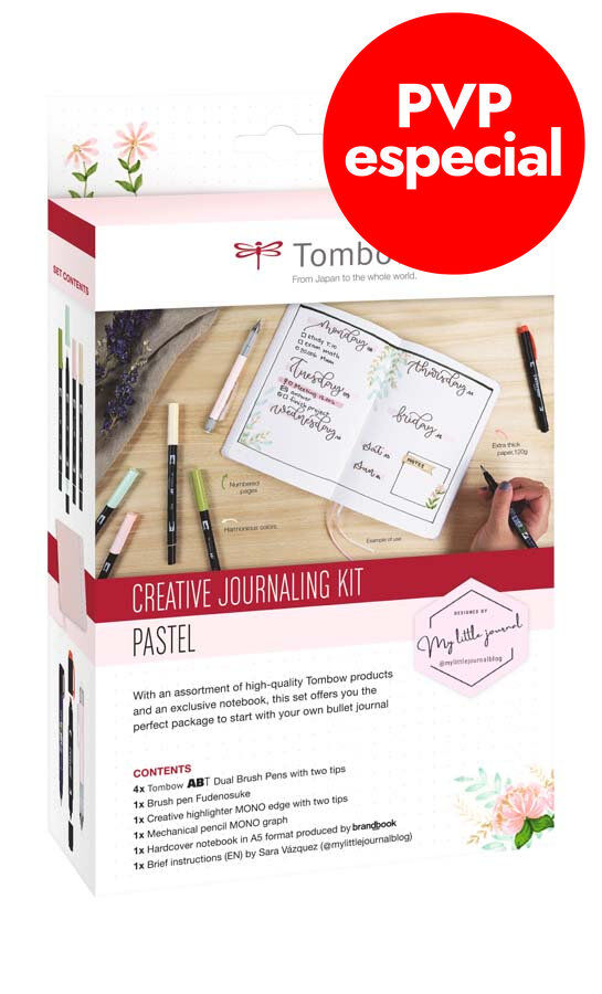 Set Creativo Journal Tombow Pastel