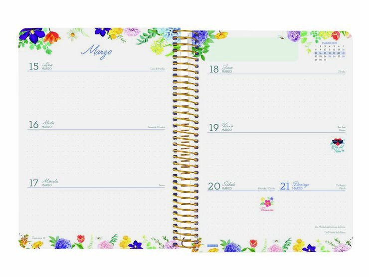 Agenda Finocam 16M Cloe E10 Sem/Vista Castellano 2026-27 Azul