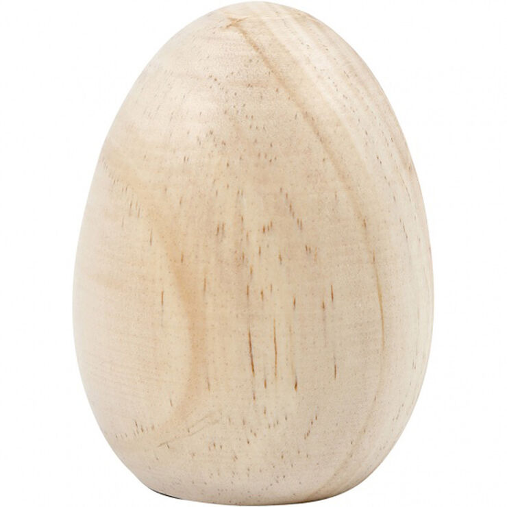 Huevo Creative Pascua Madera 80 mm