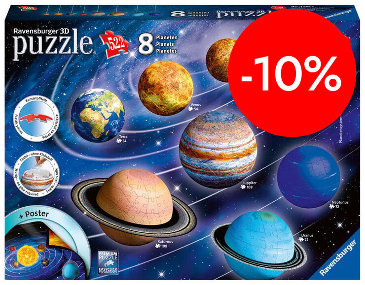 Puzle Sistema planetari 522 peces