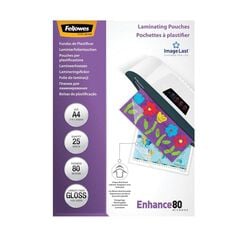 Funda plastificar Fellowes A4 80 mcires 25u