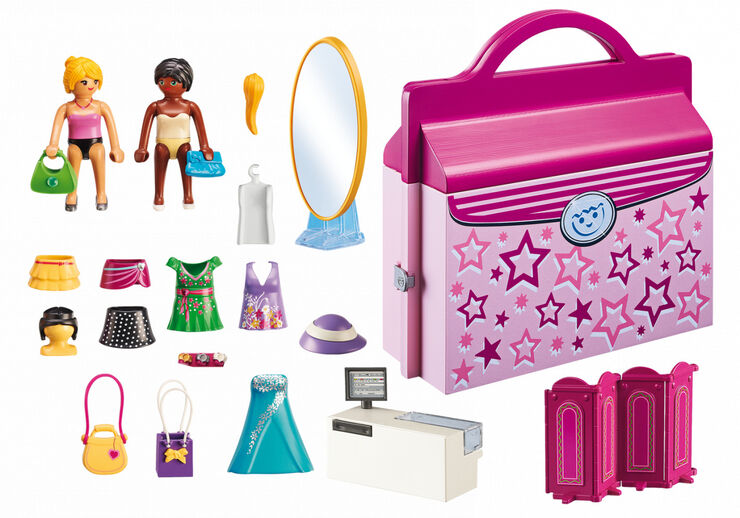 Playmobil botiga malet&iacute; Fashion Girls 6862