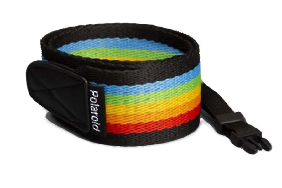 Cinta para c&aacute;mara Polaroid Arco Iris negro
