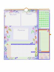 Calendario Pared Finocam 16M Plus Castellano 2026-27 Frases