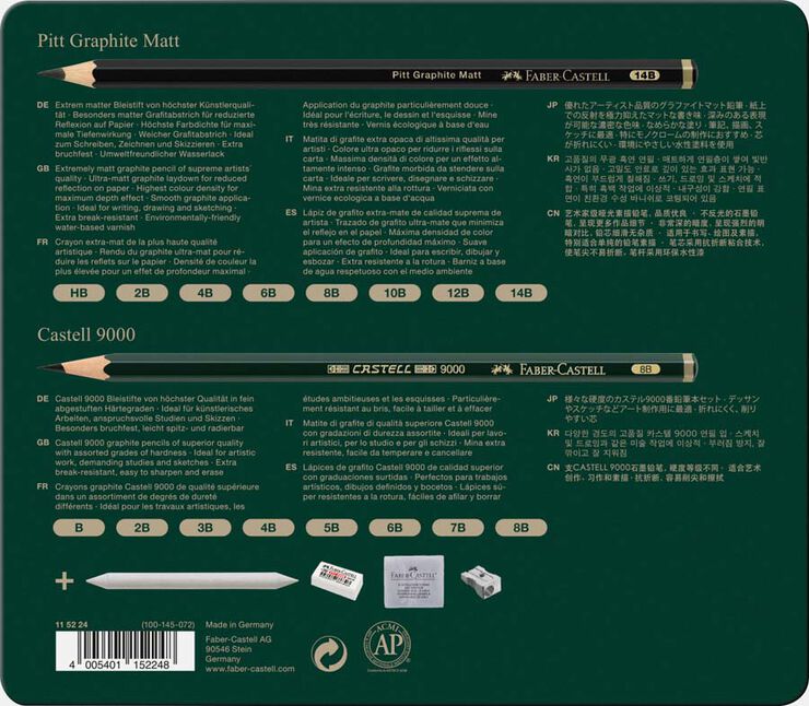 Grafit Faber-Castell Mate&9000 20u
