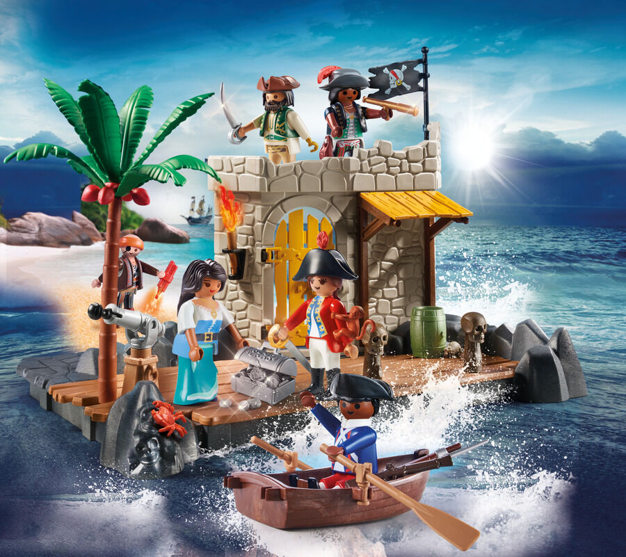 Isla pirata playmobil on sale maletin