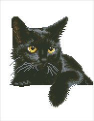 Diamond Dotz Gato negro
