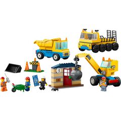 LEGO® City Camions de Construcció i Grua amb Bola de Demolició 60391