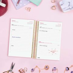 Agenda Finocam Design Collection E5 día/pág cat 2026 Goldy