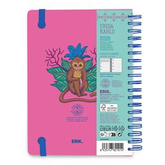 Agenda A5 sem/vista mult 2026 Frida Kahlo