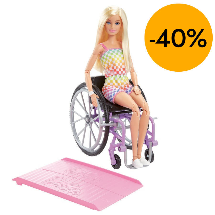 Barbie Fashion con silla de ruedas