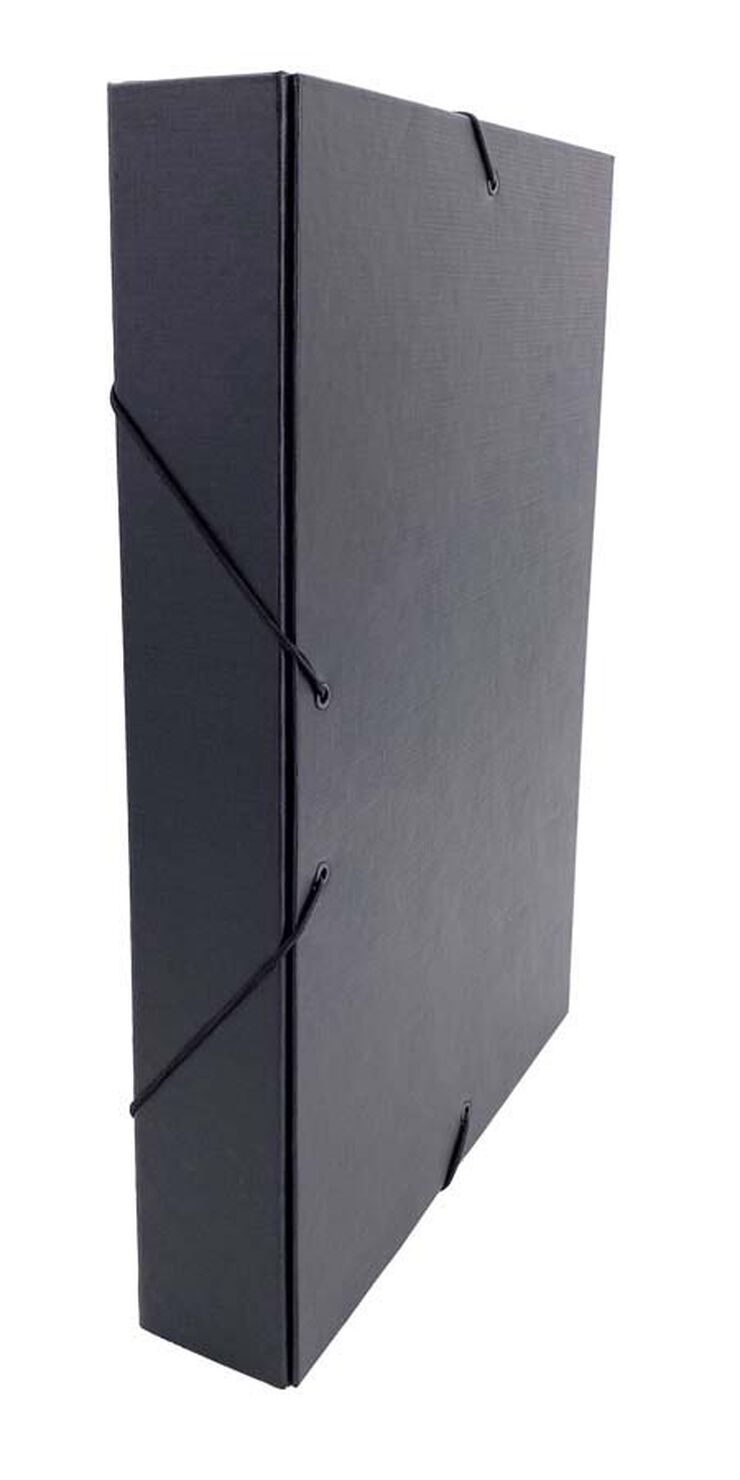 Carpeta projectes Abacus folrada llom 50mm negre