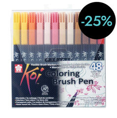 Retoladors Brush Pen Koi 48 colors