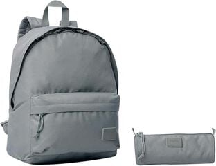 Pack Mochila + Estuche Totto Kalex gris