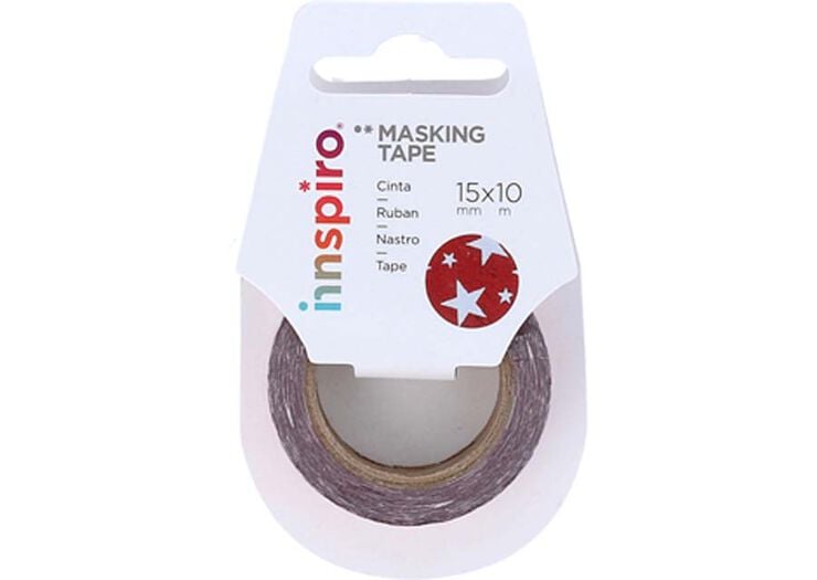 Cinta Washi Tape Innspiro Estrellas rojo