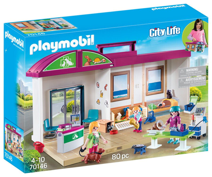 Playmobil City Life Veterinari malet&iacute; 70146